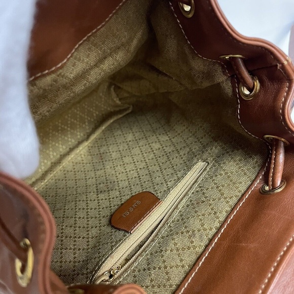 Vintage Gucci Bamboo Leather Mini Backpack - Picture 6 of 16